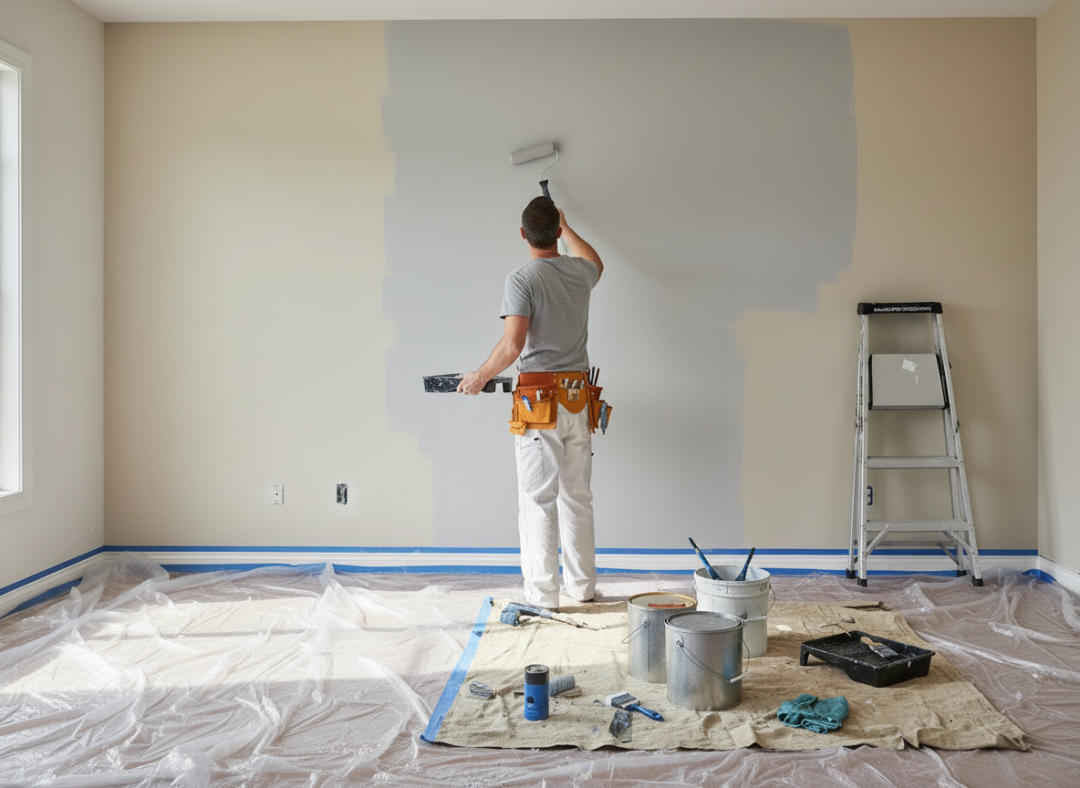 painter team work interior professional